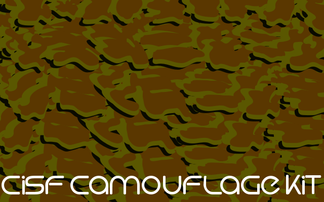 Cisf camouflage kit font